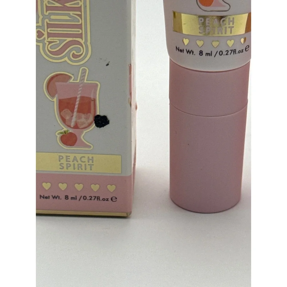 PLouise Silky Serum Peach Spirit & Stay Shining‎ Lip Oil Peach Paradise Keychain